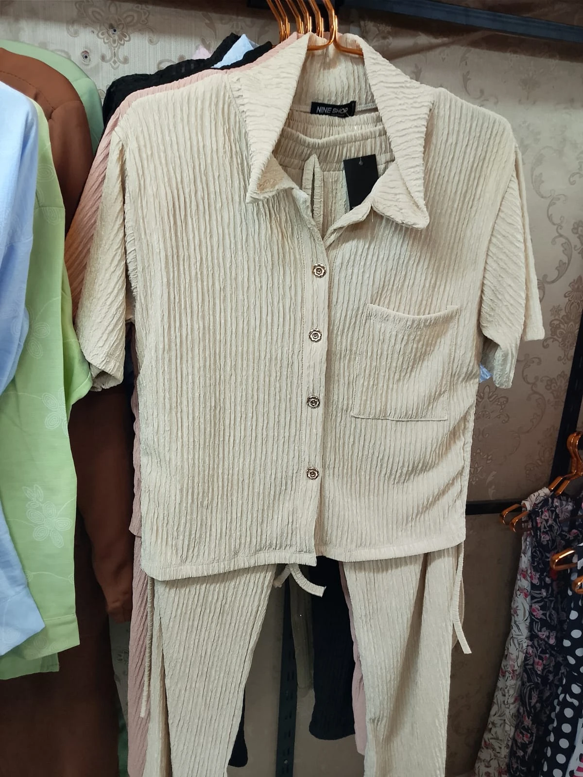 ladies shirt set